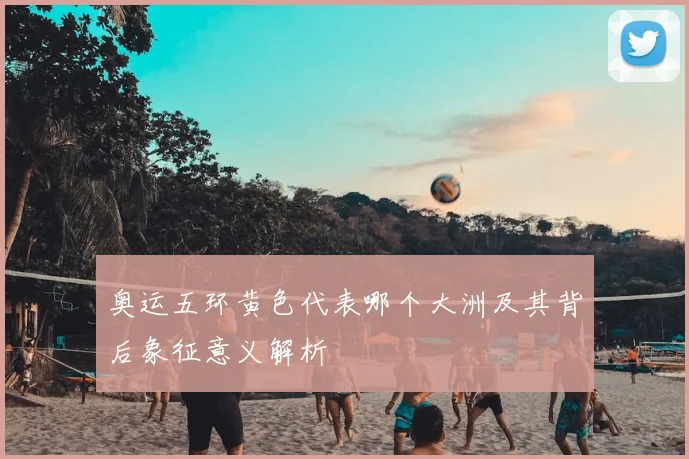 奥运五环黄色代表哪个大洲及其背后象征意义解析